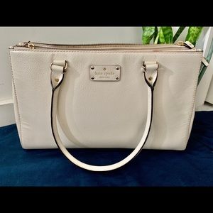 Kate Spade White Leather Bag